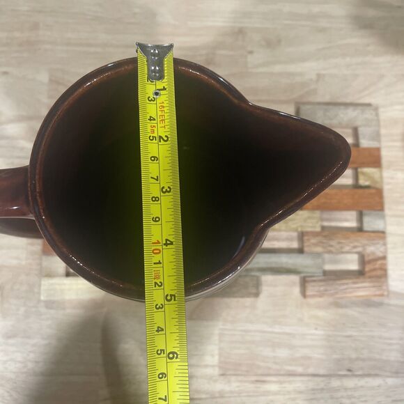 VTG MARCREST Daisy Dot Stoneware Glazed Pottery Pitcher 6” Granny Core Cottage - Picture 7 of 12